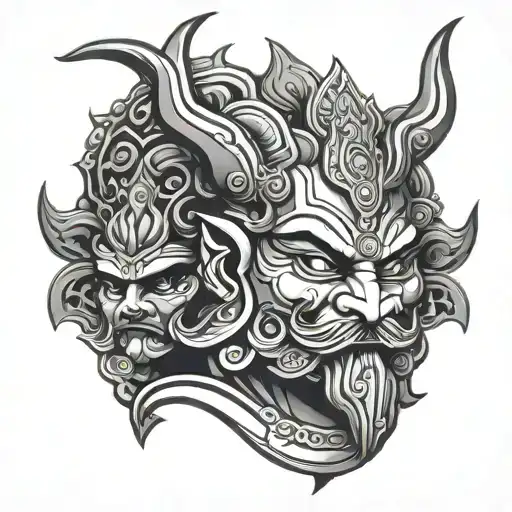 Ravana Ten Heads