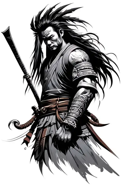 Tribal Japanese Warrior