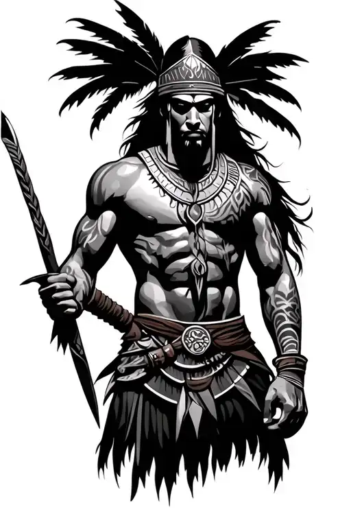 Tribal Warrior Black