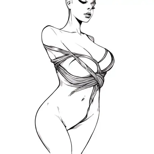 Sissy Slut Wrap Aroud Breast