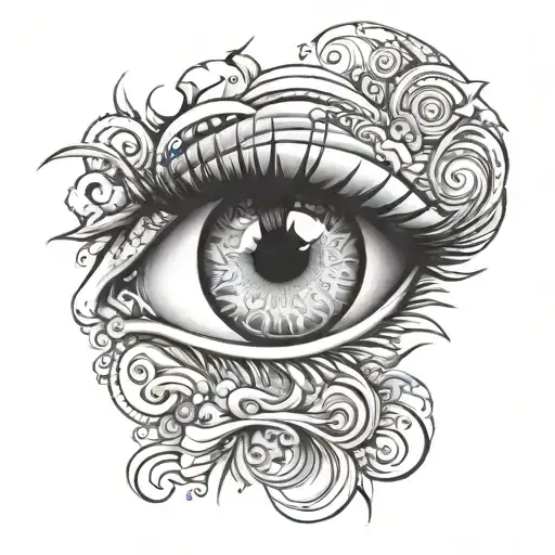 Trippy Single Eye