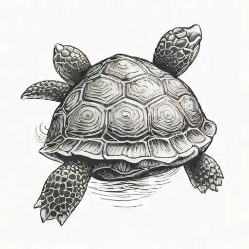 Turtle That Stands For Constancy And Eternity