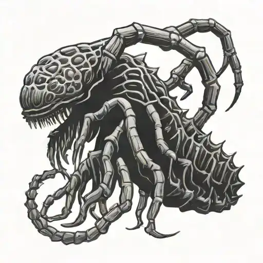 Face Hugger Wearing
