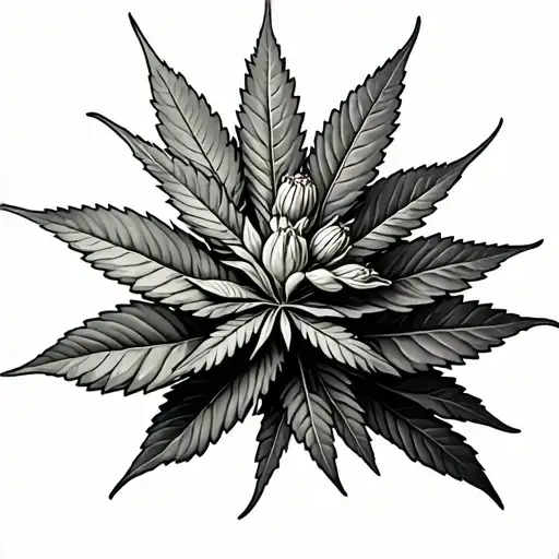 Weed Buds Reslism Plantage Full Sleeve