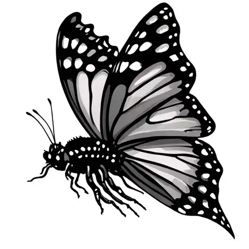 Butterfly Flying