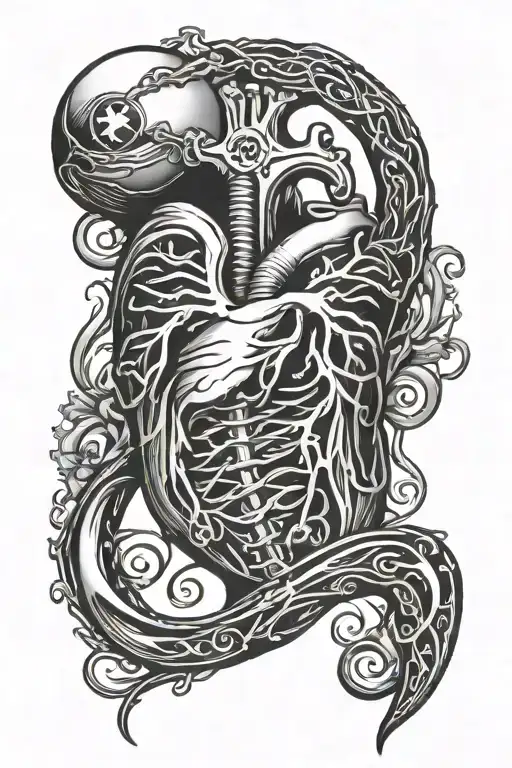 Organ Donor Tattoo Lifeline With Personal Touch