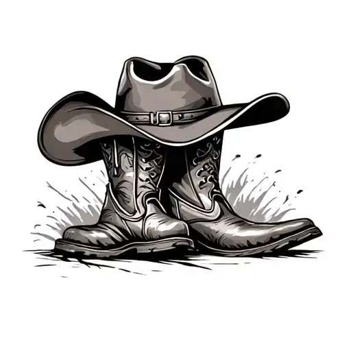 Cowboy Hat And Boots