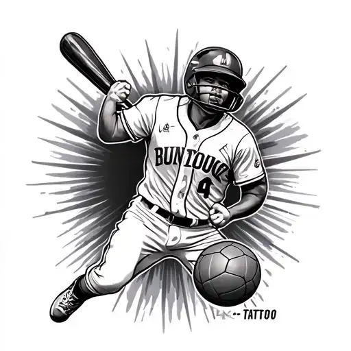Make Me A Tattoo Design That Shows All Sports And The Spirit Of Sports