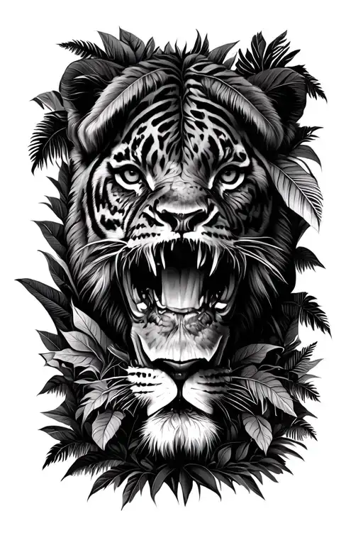 Jungle Background Looking Forward