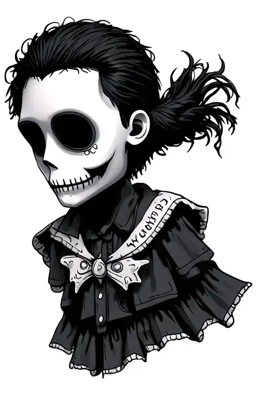 Voodoo Doll With Emo Male Hair Side Part