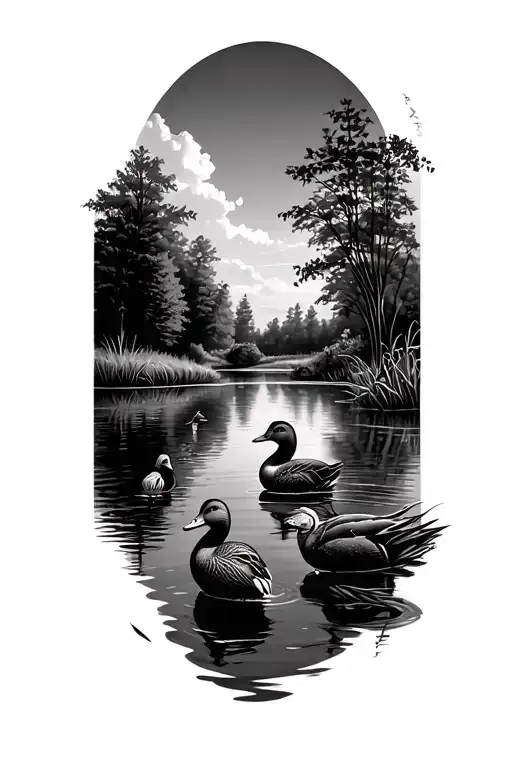 Outdoors Duck Pond