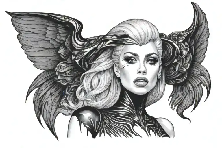 Lady Gaga Mugler Runway Anmie