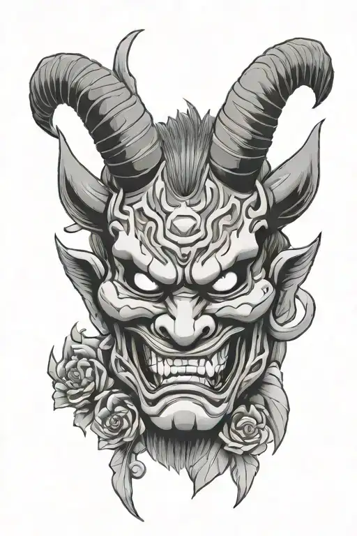 Oni Mask Half
