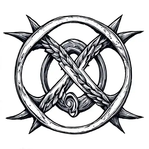 Alpha And Omega Symbol