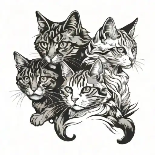Cats Looking
