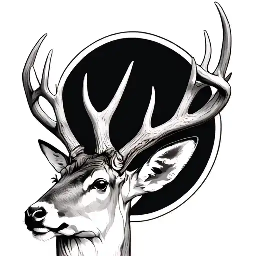 Deer Antlers Made With Water