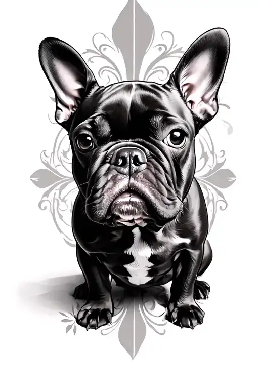 French Bulldog Fleur De Lys