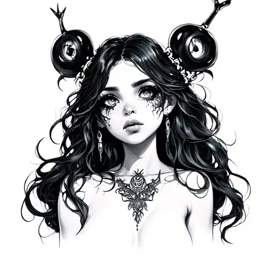 Monster Girl Looking