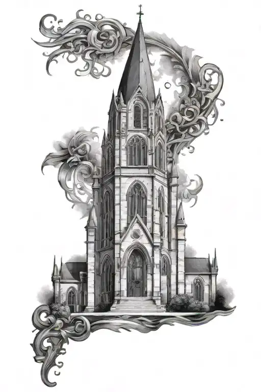 Gothic Church Full Back