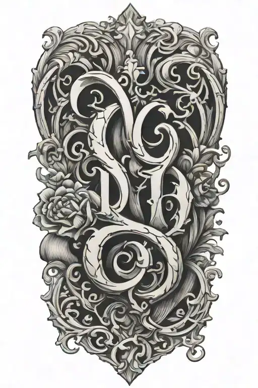 Mystic Gothic Letter Able Evion