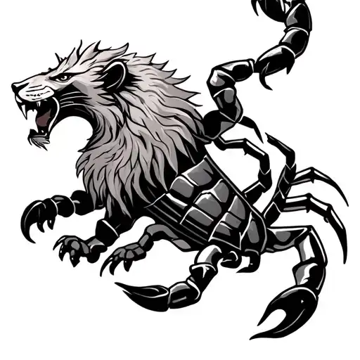 Scorpion And Lion