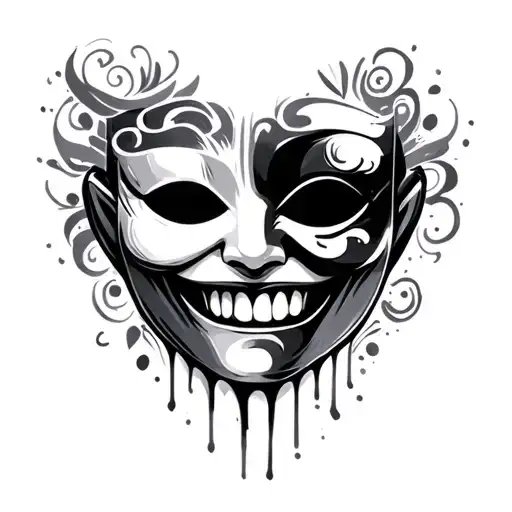 Laugh Now Cry Later Mask