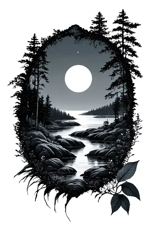 Aesthetic Nature Scene