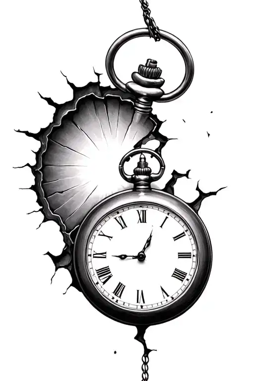 Pocket Watch Torn Apart