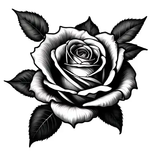 Face Inside Rose Intertwined