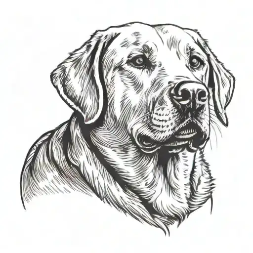 Simple Thinline Dog Labrador Dog Wearing