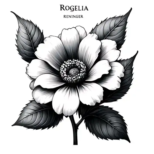 A Flower With The Name Rogelia And Reninger