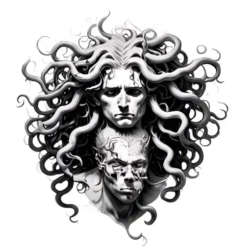 Medusa Killing A Man