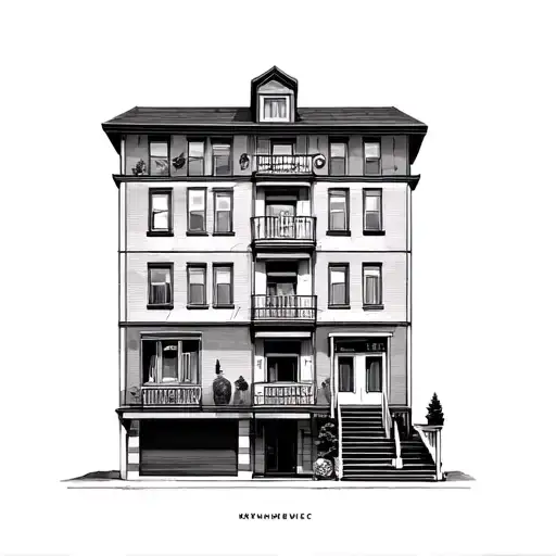 Panel House Five Floors Of Khrushchevka