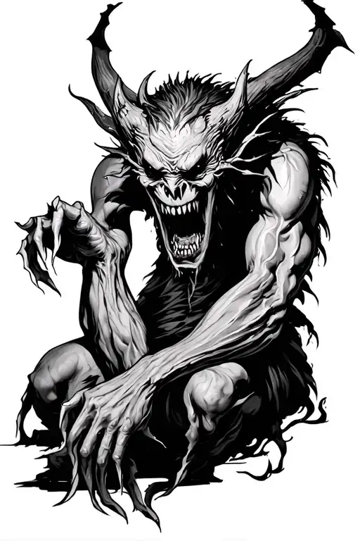 Demon Arms Clawing And Dragging Me Back To Hell By My Calf