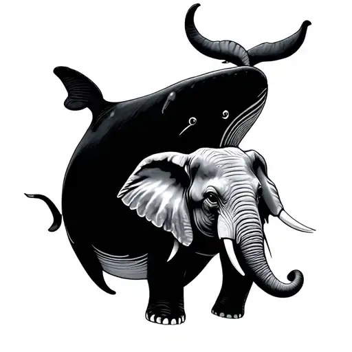 Elephant And Whale