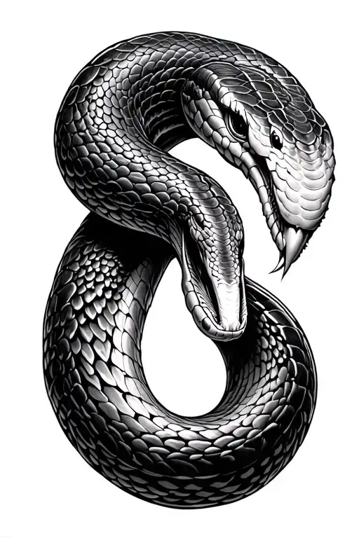 Snake Eating Its Own Tail