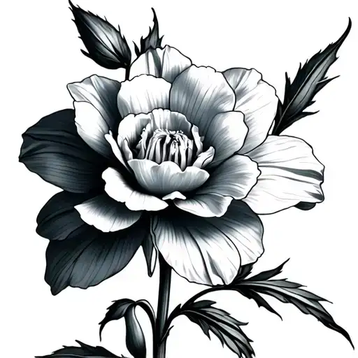 Carnation And Daffodil