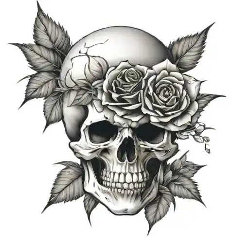 Skull Rose