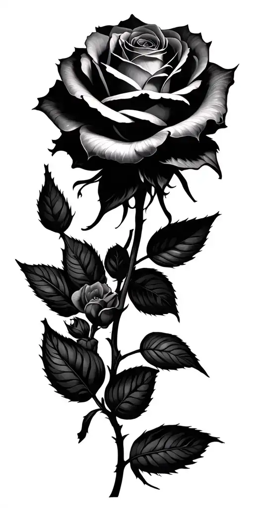 Rose With Kailey As The Stem