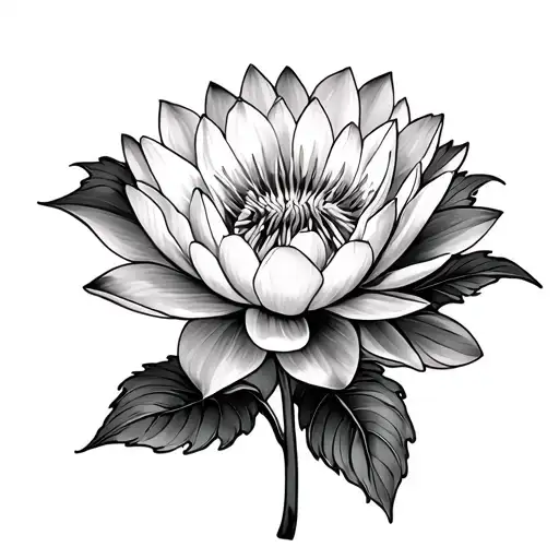 Carnation And Water Lily