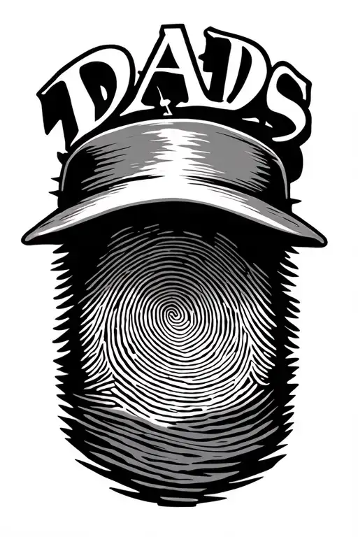 Finger Print Dad Memorial