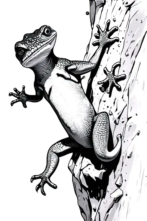 Gecko Rock Climbing