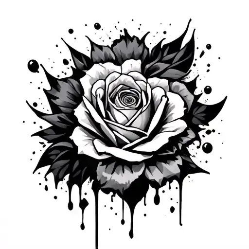 Black And White Graffiti Style