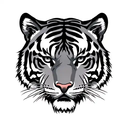 Tiger Japan Background Black
