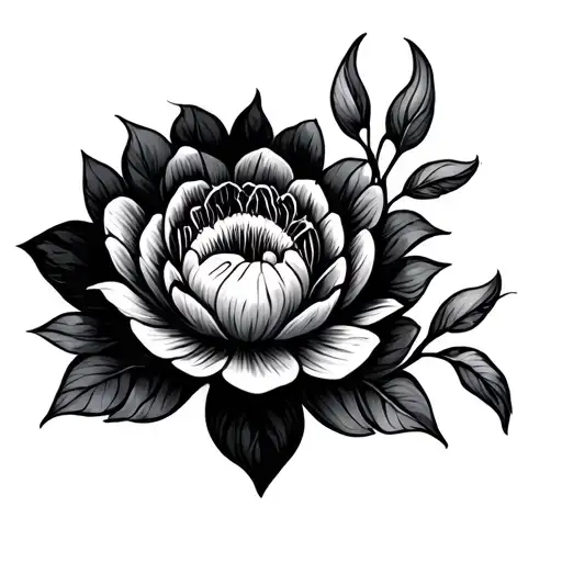 Neda Symbol And Flower
