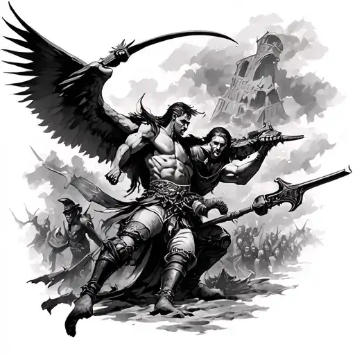 Epic Battle Scene