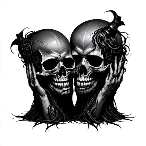 See No Evil Speak No Evil Speak No Evil Skulls