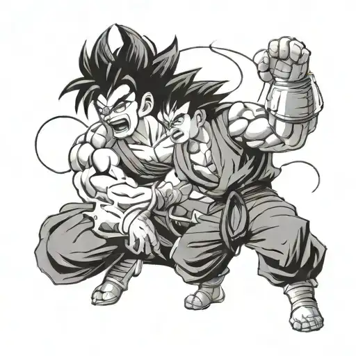 Gohan Fighting
