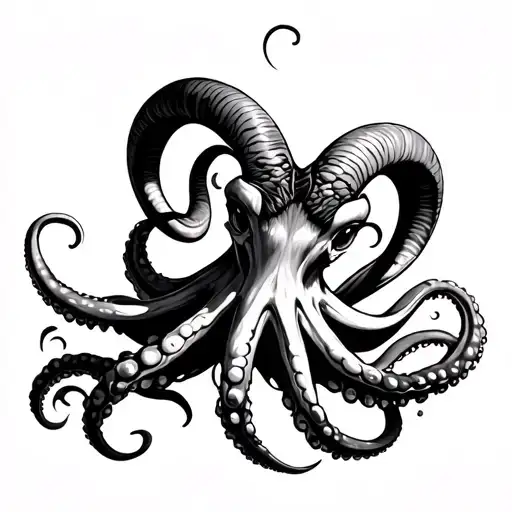 Octopus With Ram Horns