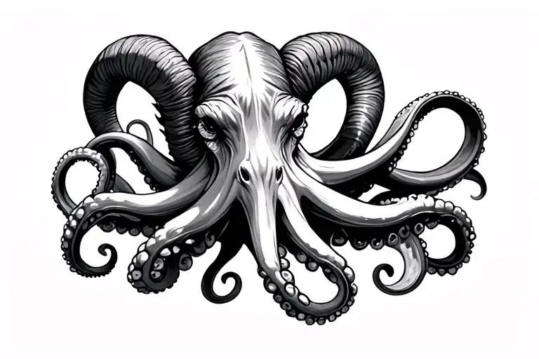 Octopus With Ram Horns